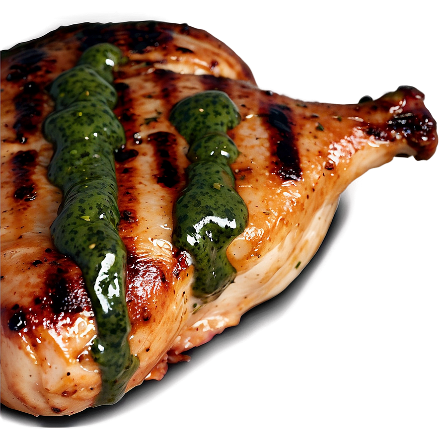 Grilled Chicken With Chimichurri Sauce Png Yqp14 PNG Image