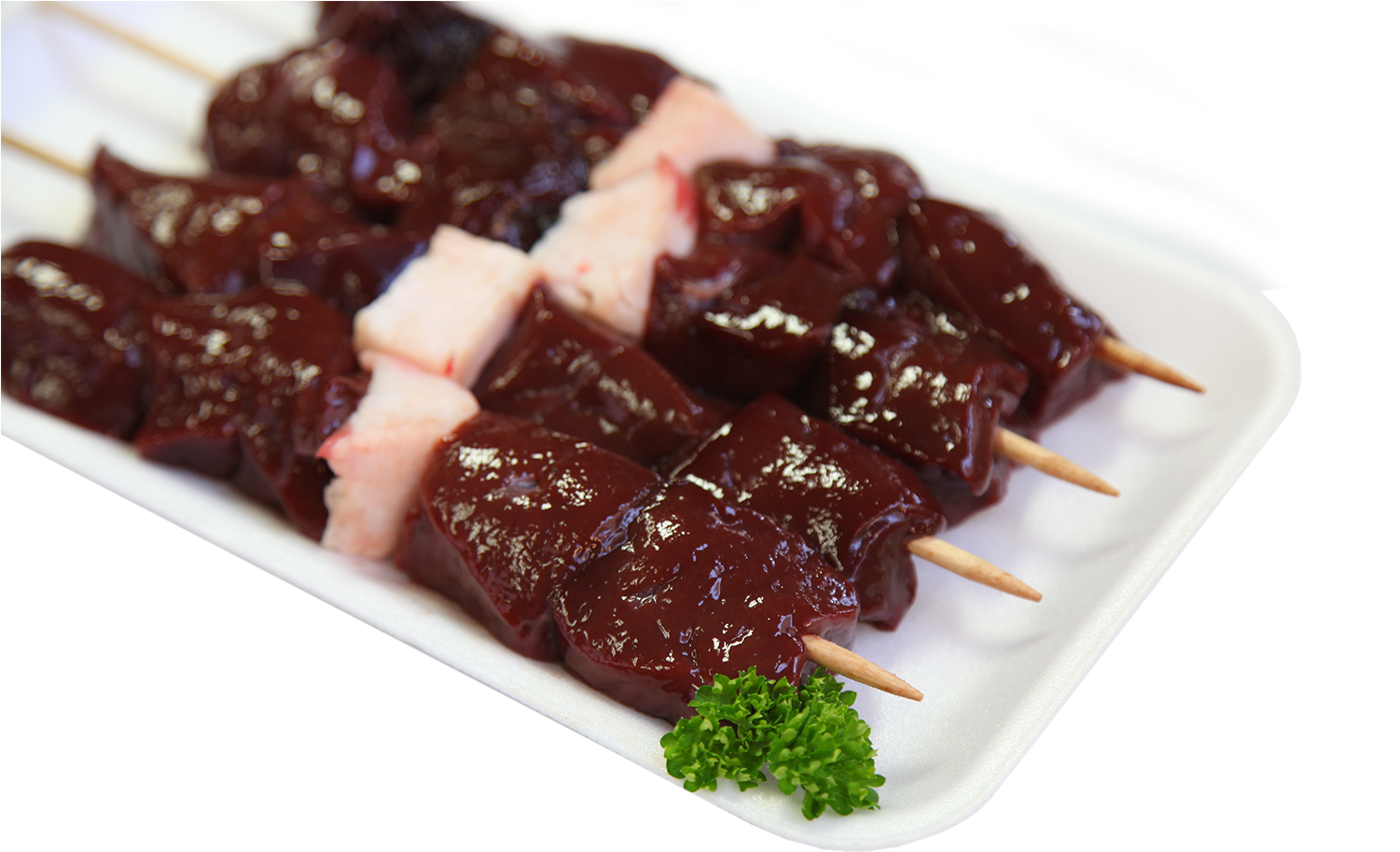 Grilled Liver Kebabs Plate.png PNG Image