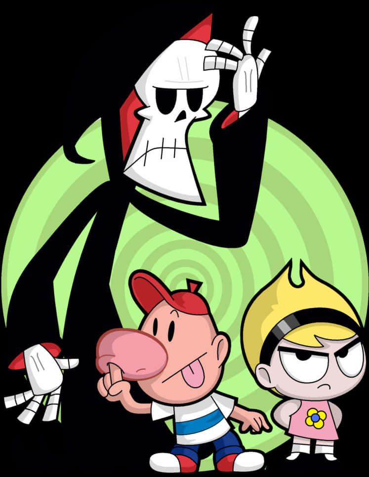 Grim Reaper Cartoon Network Characters PNG Image