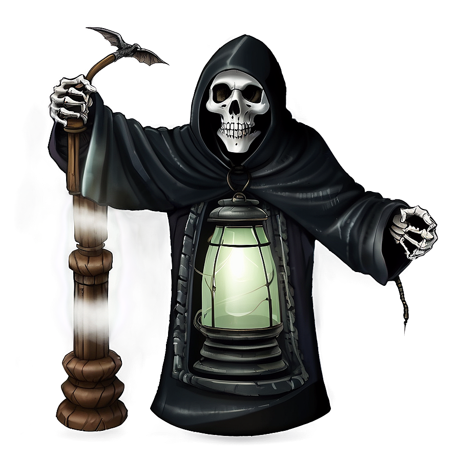 Grim Reaper With Lantern Png 32 PNG Image