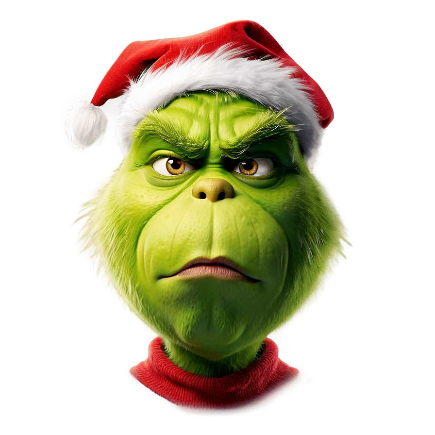 Grinch Face Png 55 PNG Image