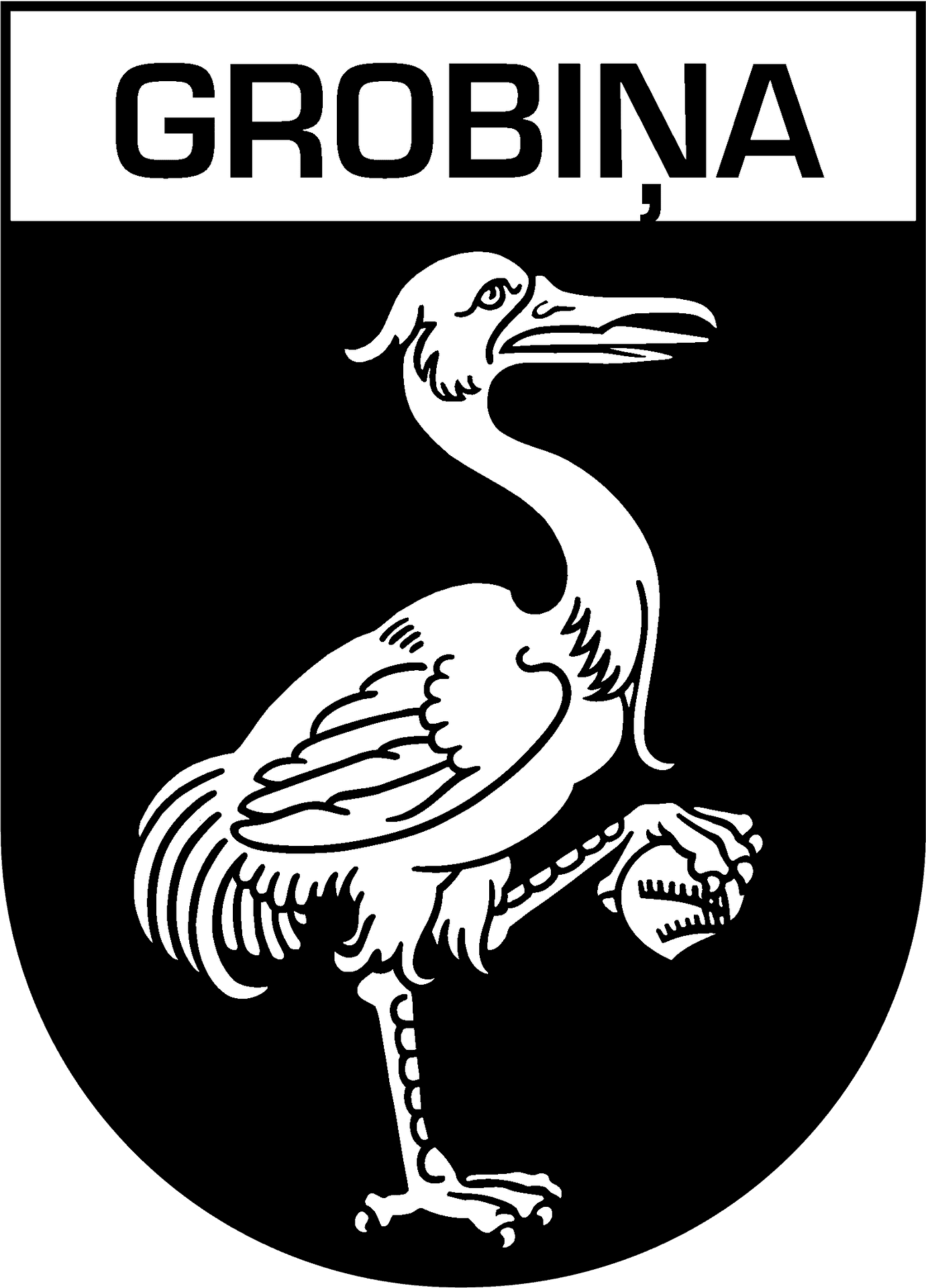 Grobinas Dodo Bird Coatof Arms PNG Image