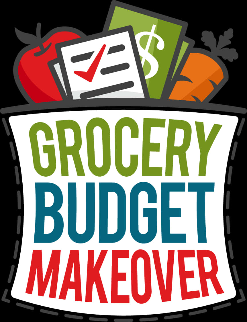 Grocery Budget Makeover Concept PNG Image