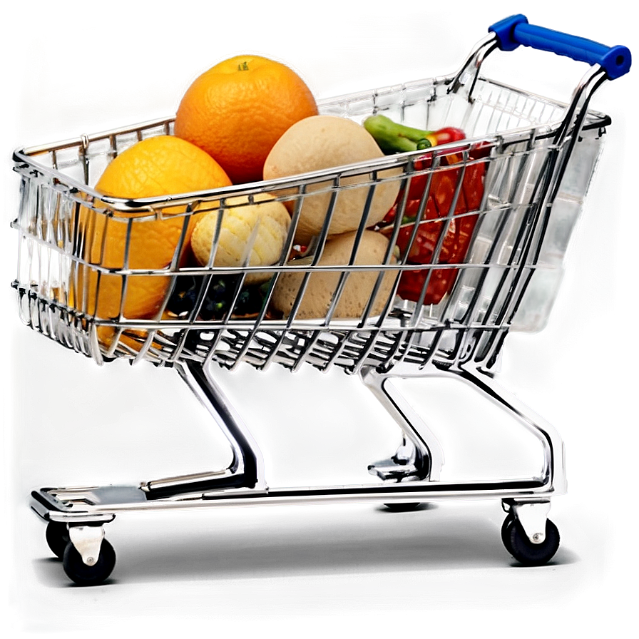 Grocery Cart A PNG Image