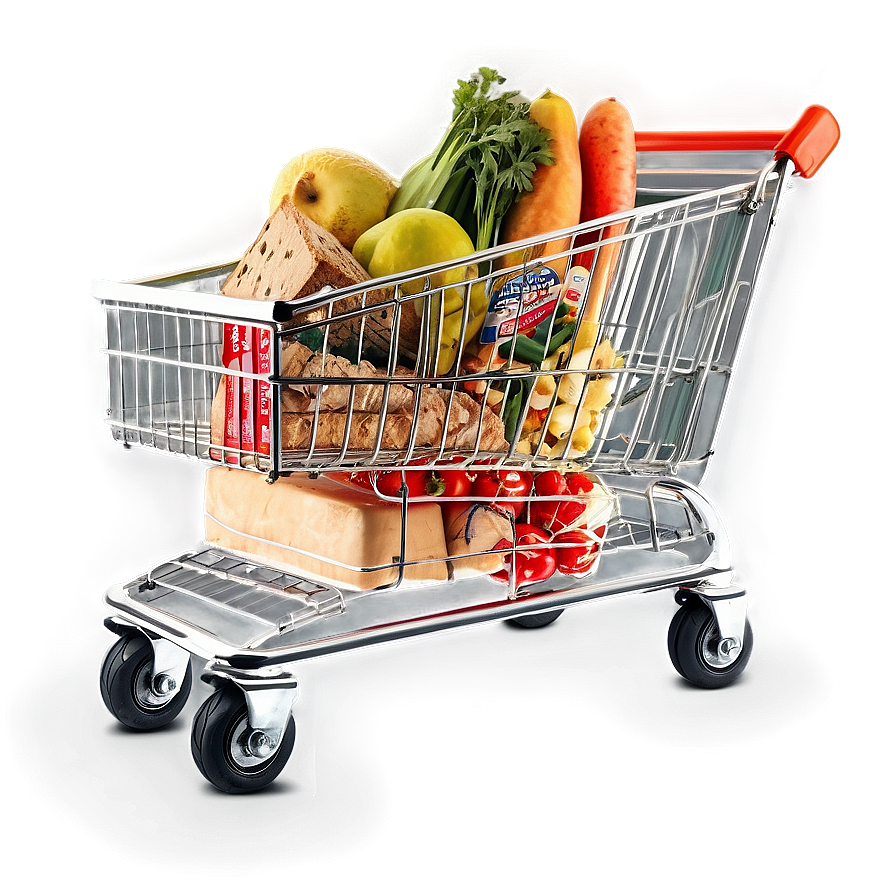 Grocery Shopping Trolley Png 06112024 PNG Image