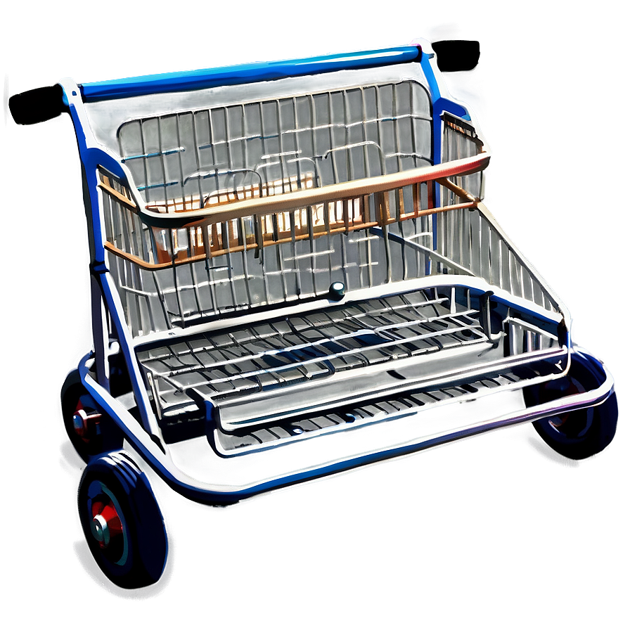 Grocery Shopping Trolley Png Tdl PNG Image