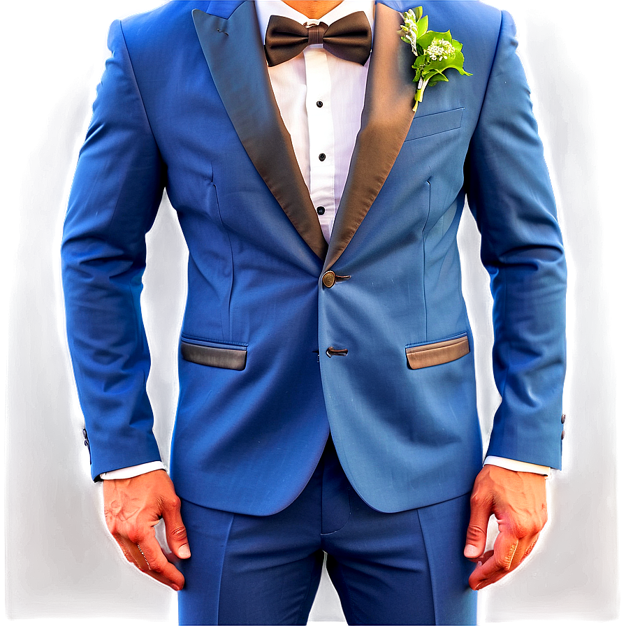 Groom's Suit And Tie Detail Png Jts PNG Image