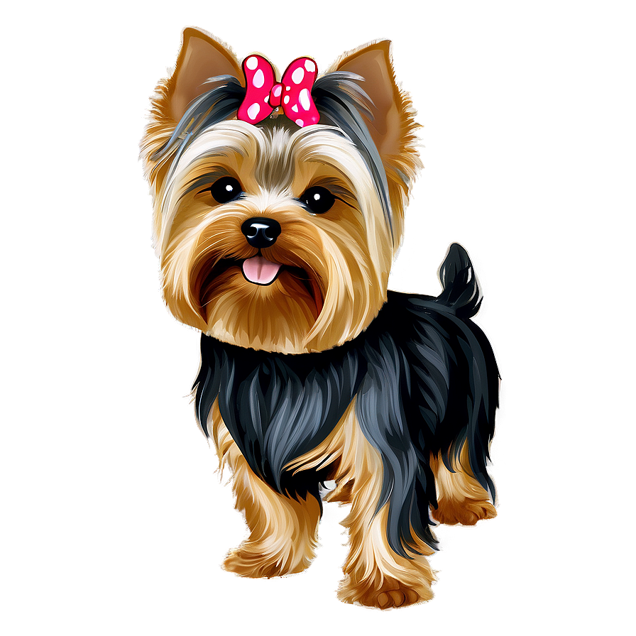 Groomed Yorkie Png 06242024 PNG Image