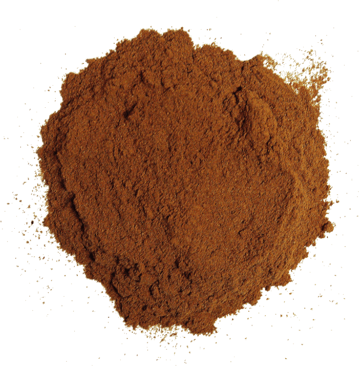 Ground Cinnamon Powder Texture PNG Image