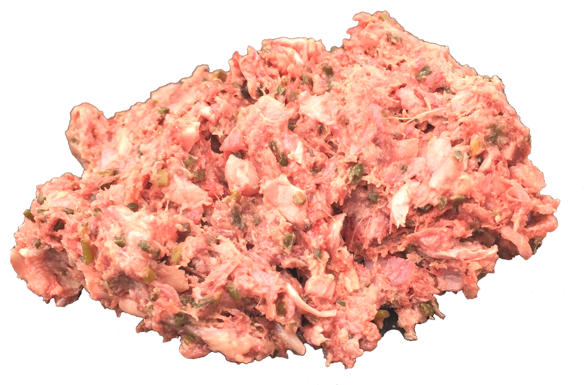 Ground Salmon Meat Texture PNG Image