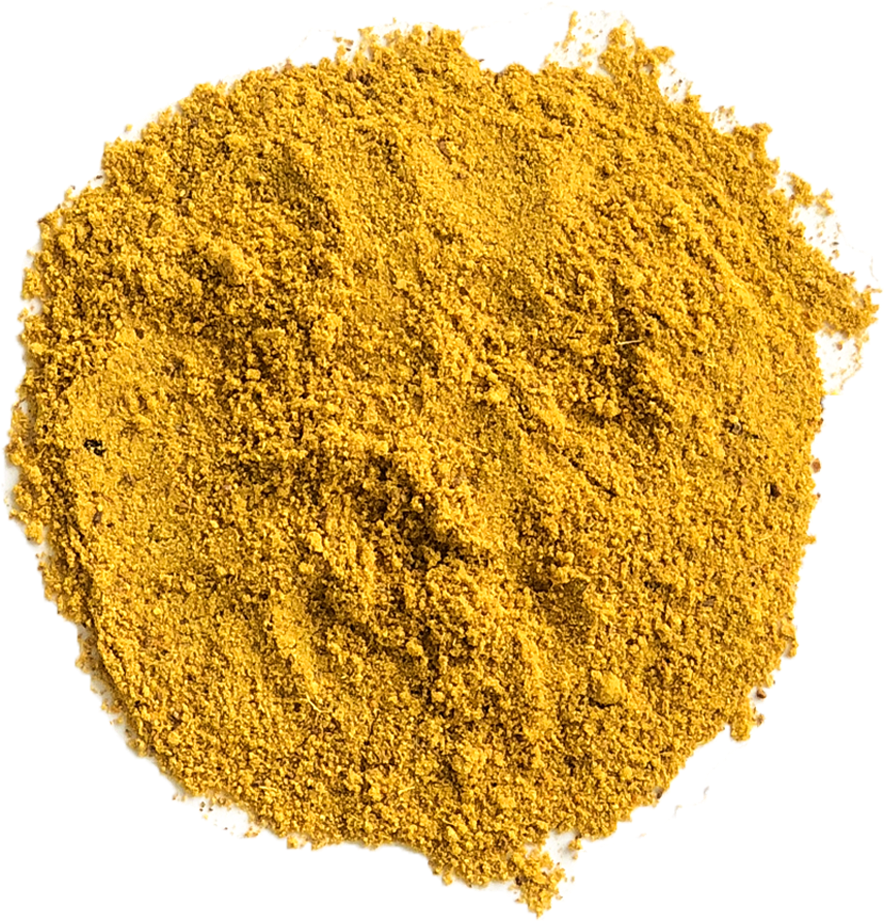 Ground Turmeric Powder Texture PNG Image