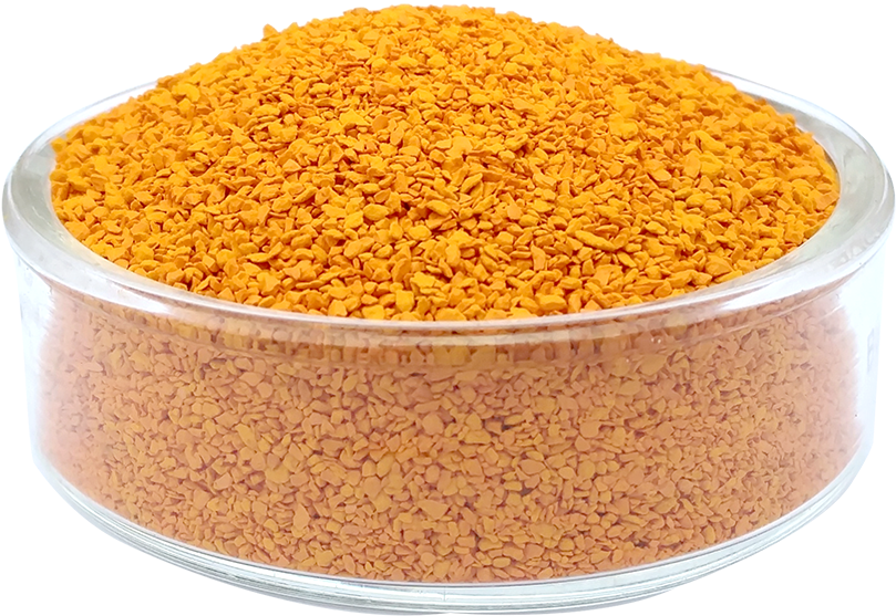 Ground Turmeric Powder Transparent Container PNG Image