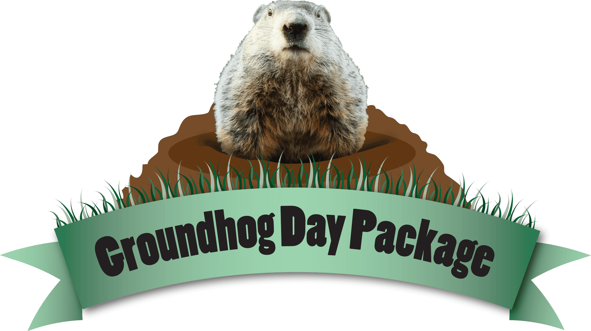 Groundhog Day Package Promo PNG Image