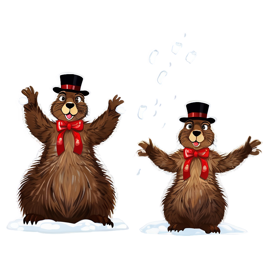 Groundhog Day Winter Holiday Png Lbc8 PNG Image