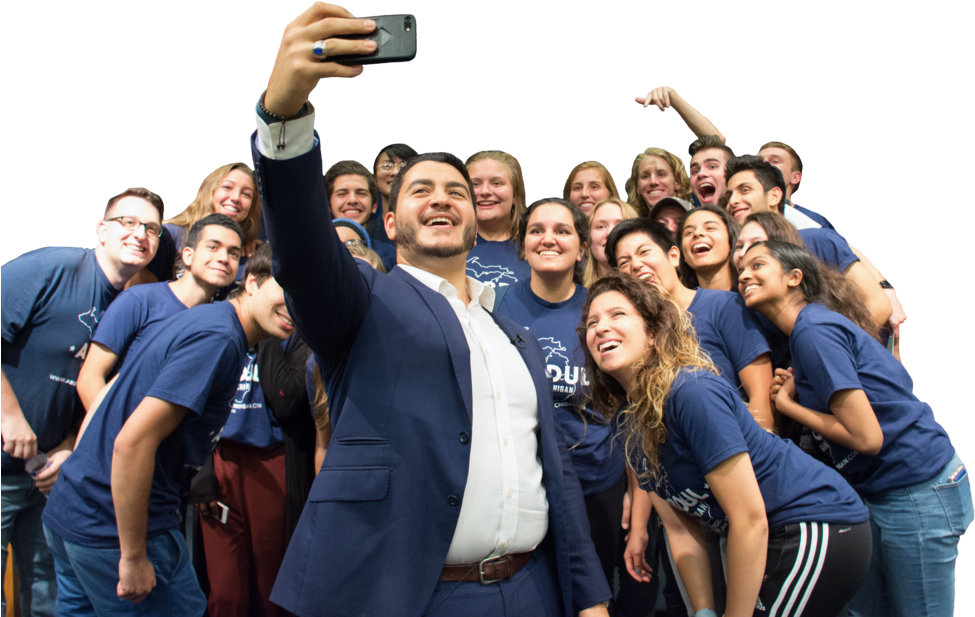 Group Selfie Team Spirit PNG Image