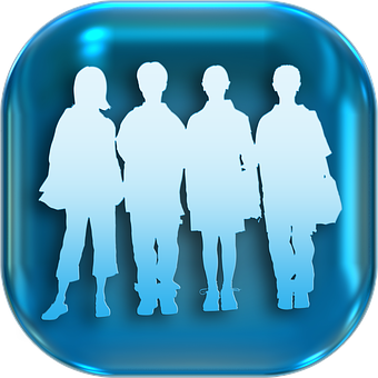 Group Silhouette Icon PNG Image