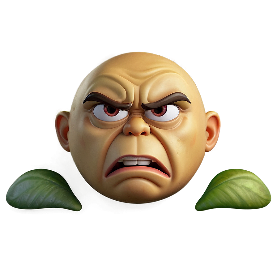 Grumpy Face Emoji Png 60 PNG Image