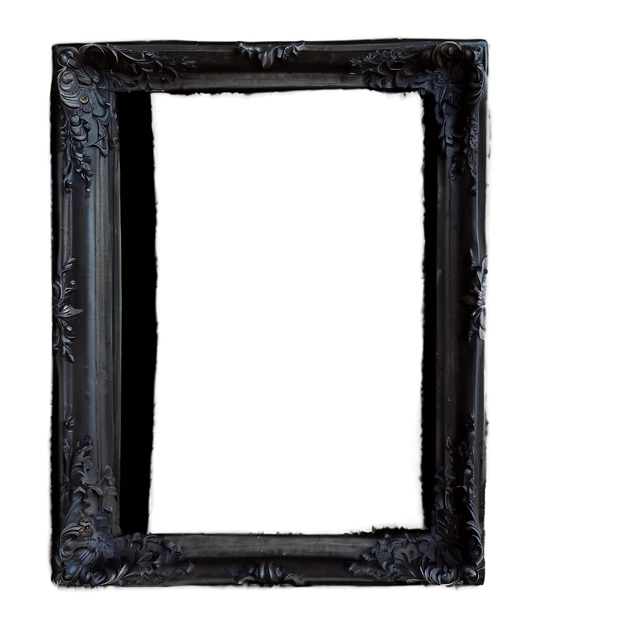 Grunge Black Frame Png Lvc PNG Image