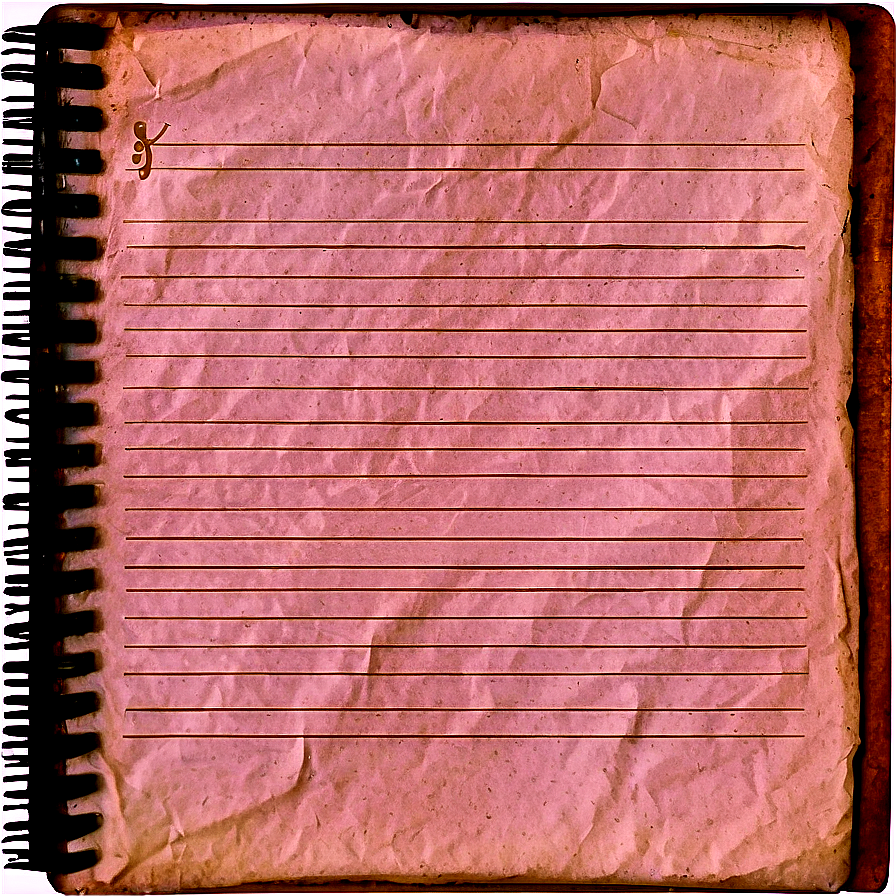 Grunge Notebook Paper Background Png Jep25 PNG Image