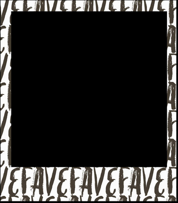 Grunge Polaroid Frame PNG Image