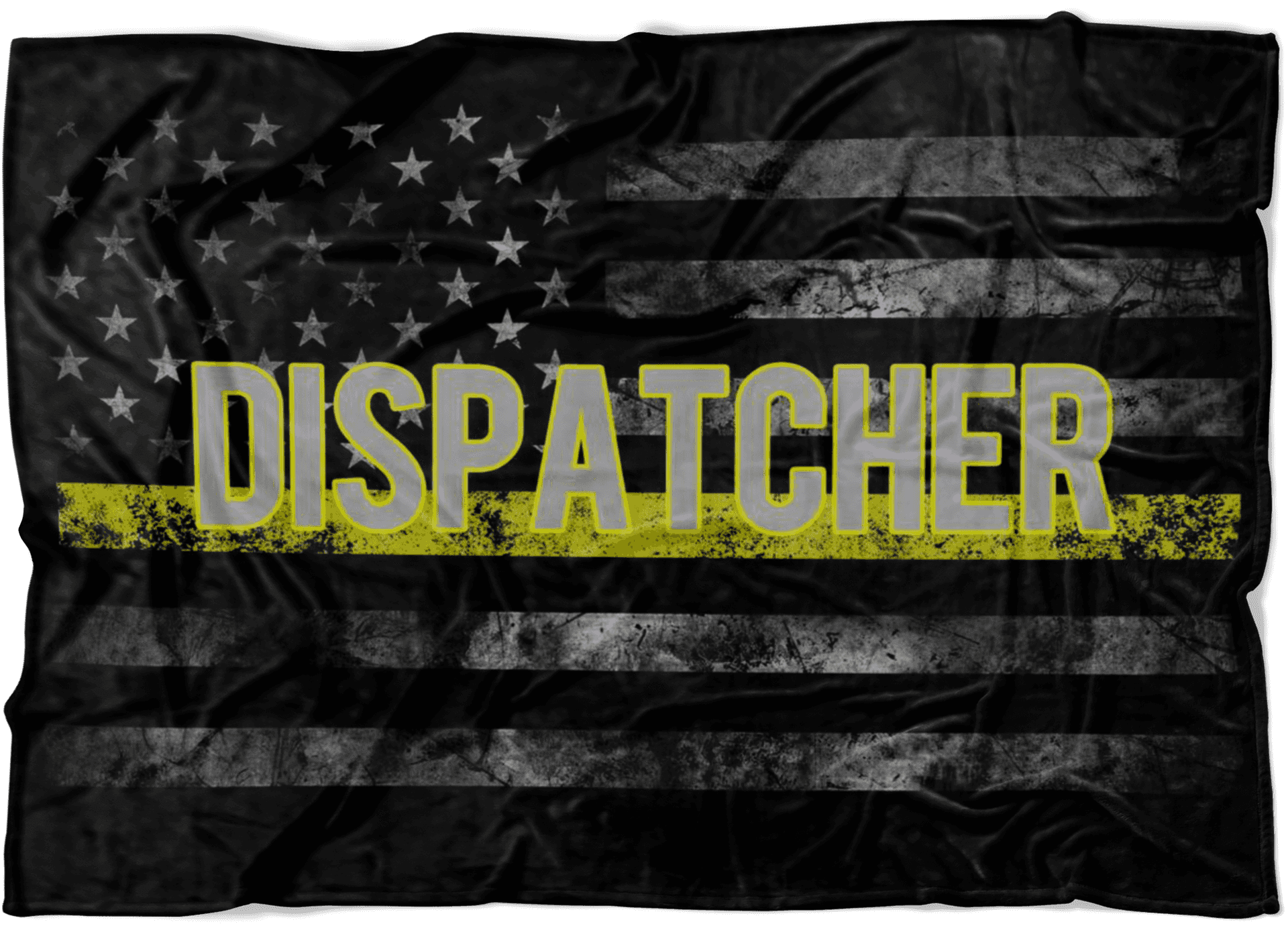 Grunge Style Dispatcher Flag PNG Image