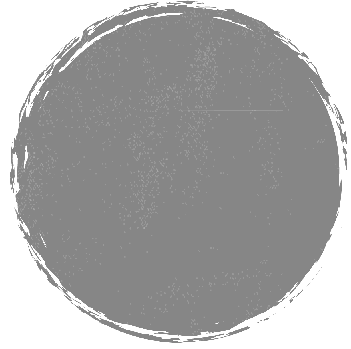 Grunge Textured Circle Overlay PNG Image