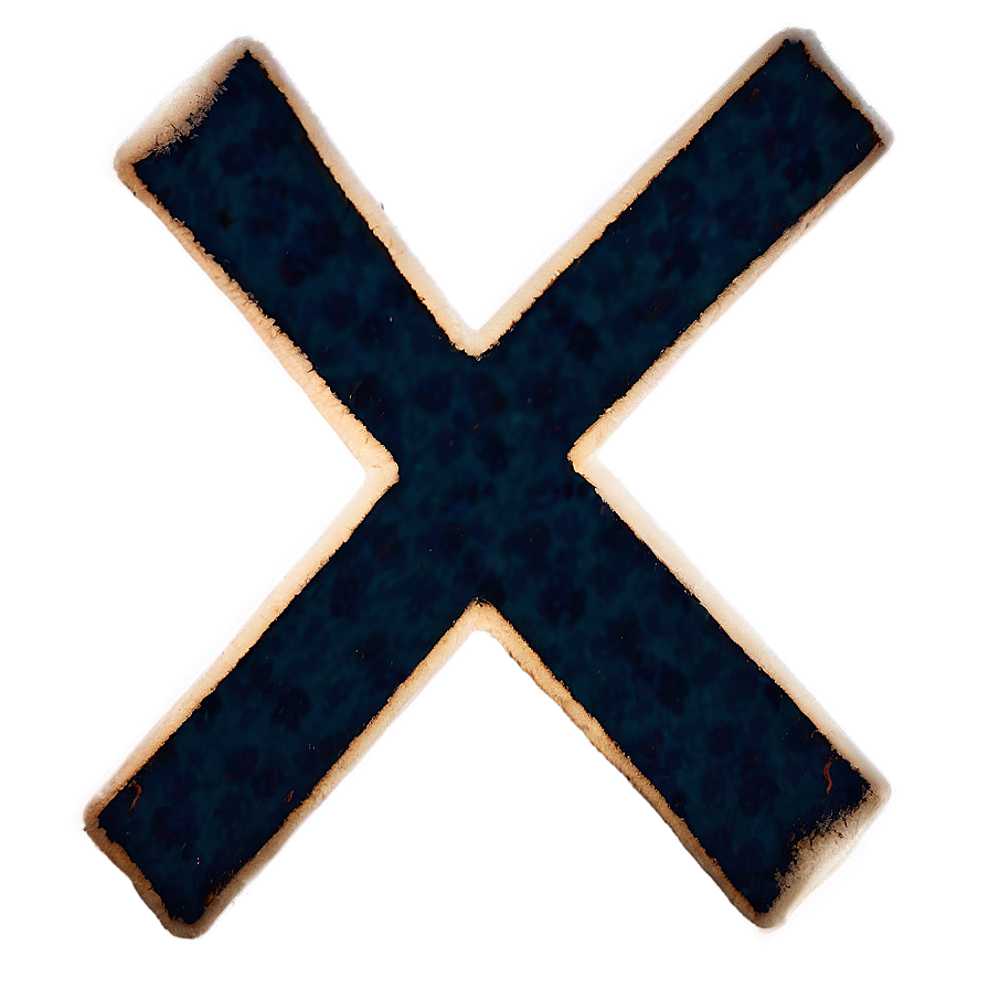 Grunge X Mark Png 36 PNG Image