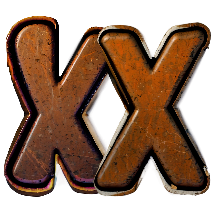 Grunge X Mark Png 5 PNG Image