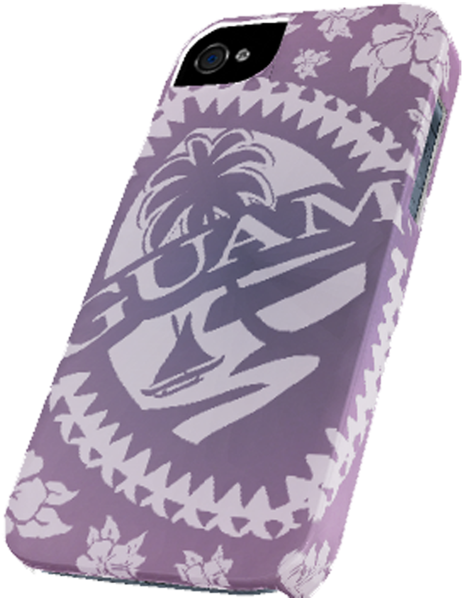 Guam Themed Phone Case PNG Image