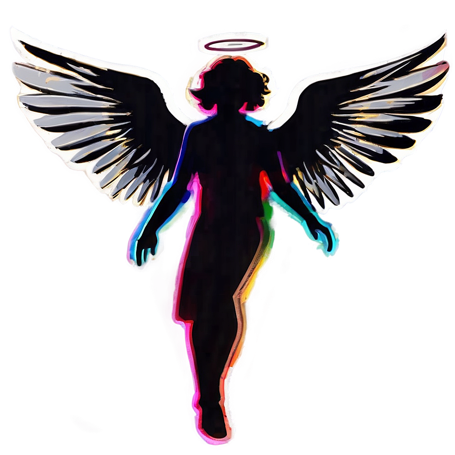 Guardian Angel Silhouette Png Eil PNG Image