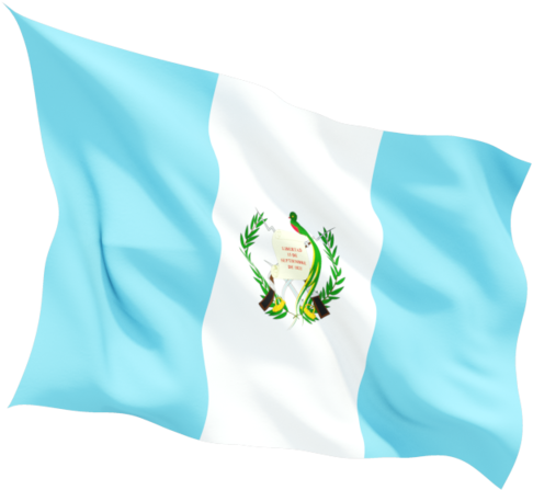 Guatemalan Flag Waving PNG Image