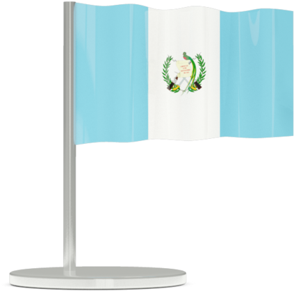 Guatemalan Flagon Desk Display PNG Image