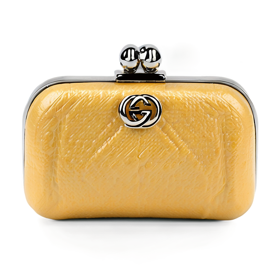 Gucci Yellow Clutch Bag Png Ewe65 PNG Image