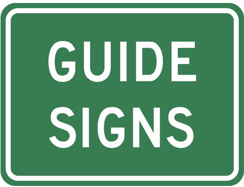 Guide Signs Traffic Information Board PNG Image