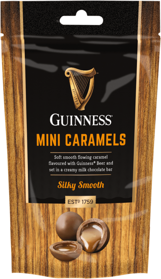 Guinness Mini Caramels Packaging PNG Image