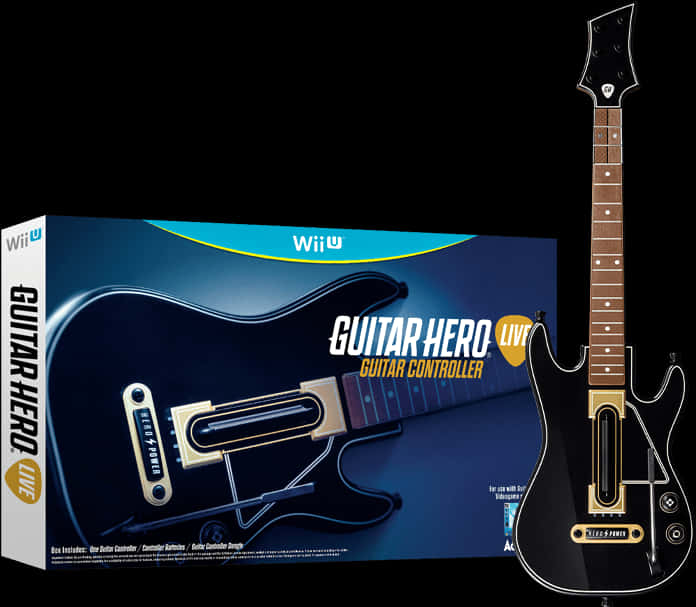 Guitar Hero Live Controller Packaging PNG Image