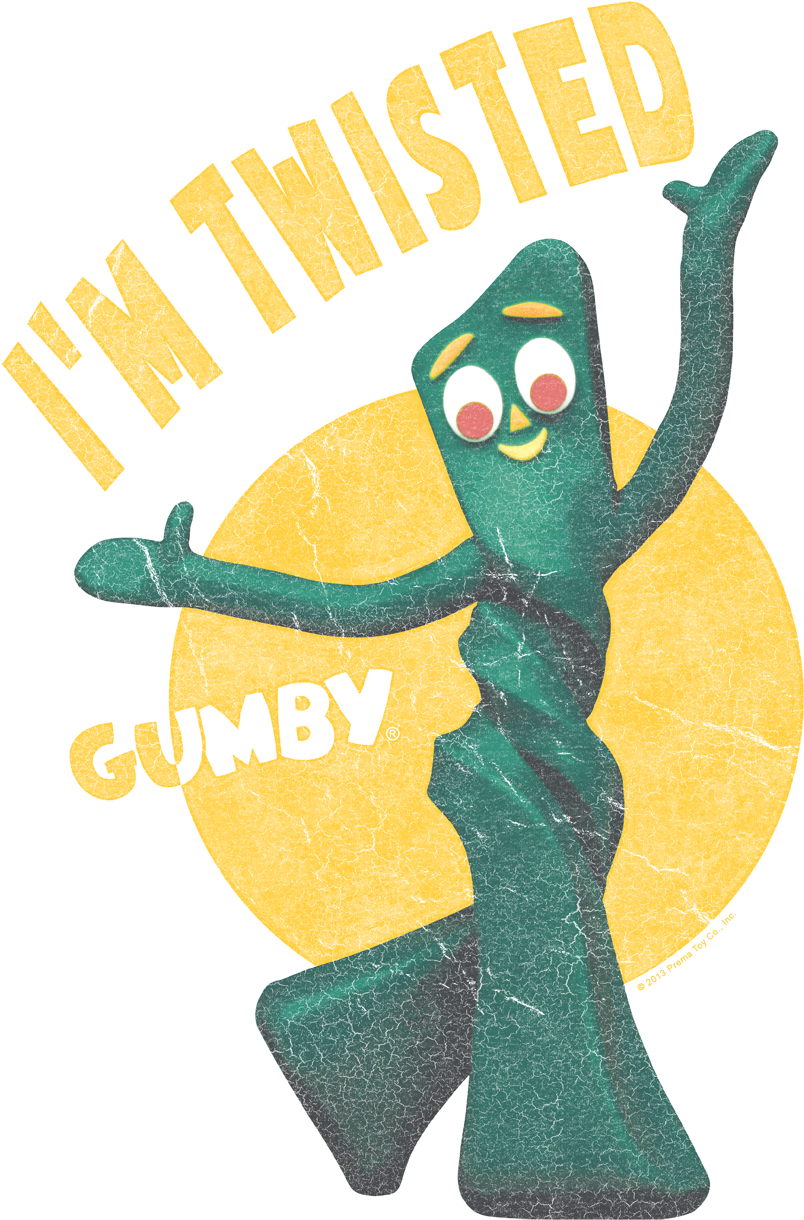 Gumby Twisted Poster PNG Image