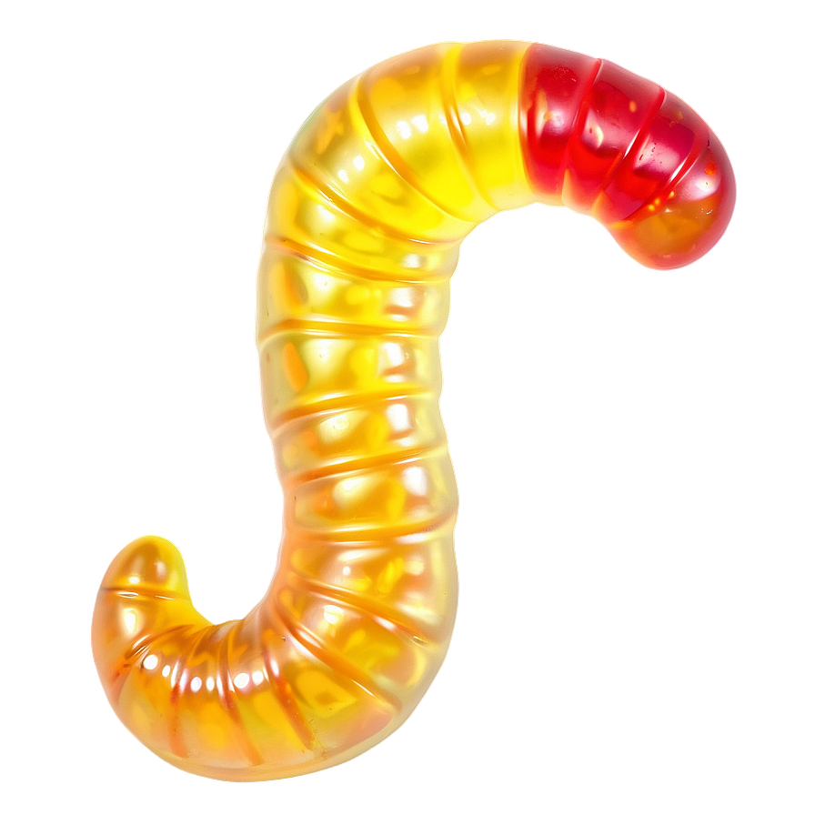 Gummy Worm Texture Close Up Png 35 PNG Image