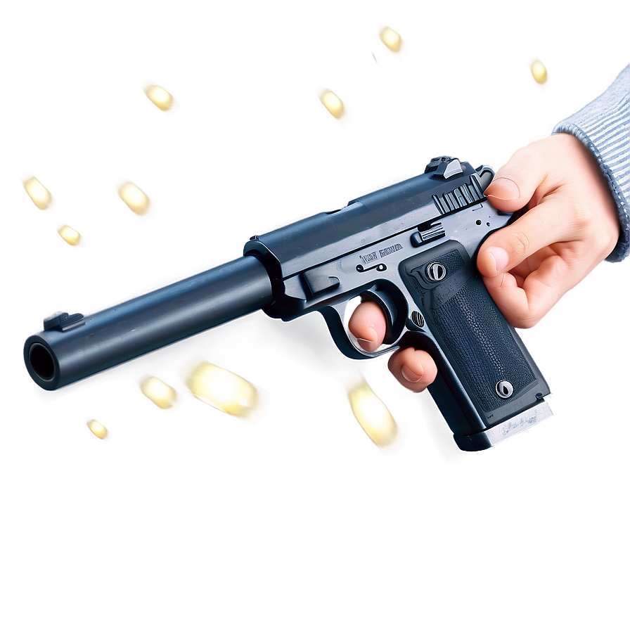 Gun In Hand Action Png 93 PNG Image