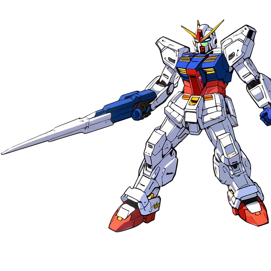 Gundam Battle Scene Png 06112024 PNG Image