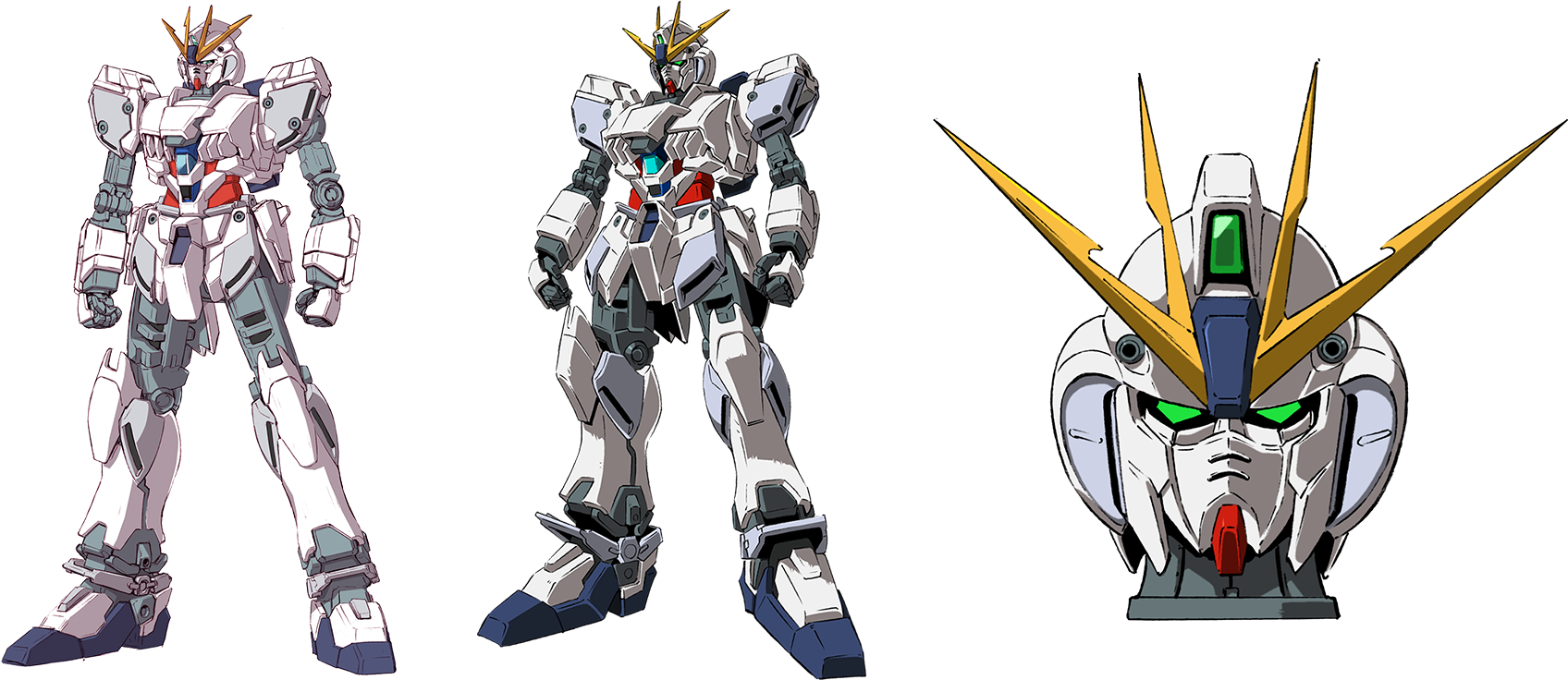 Gundam Mecha Designs PNG Image