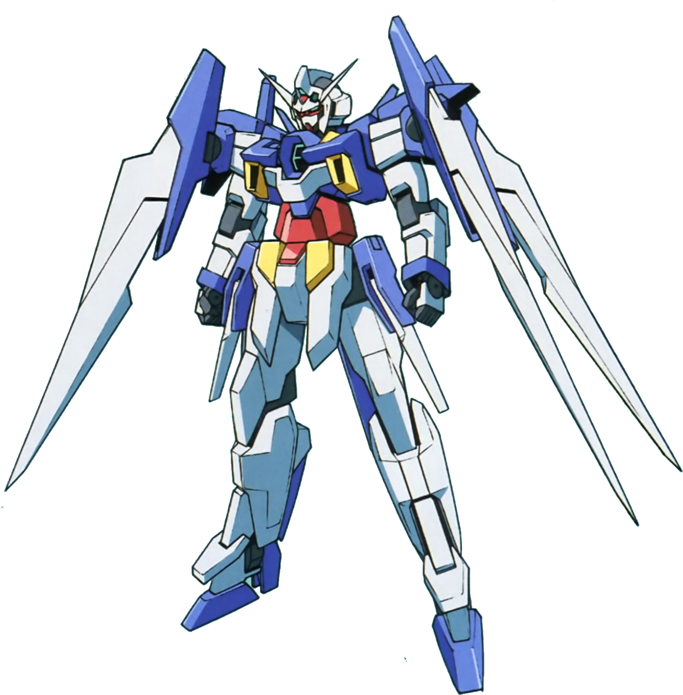 Gundam Mecha Robot Illustration PNG Image