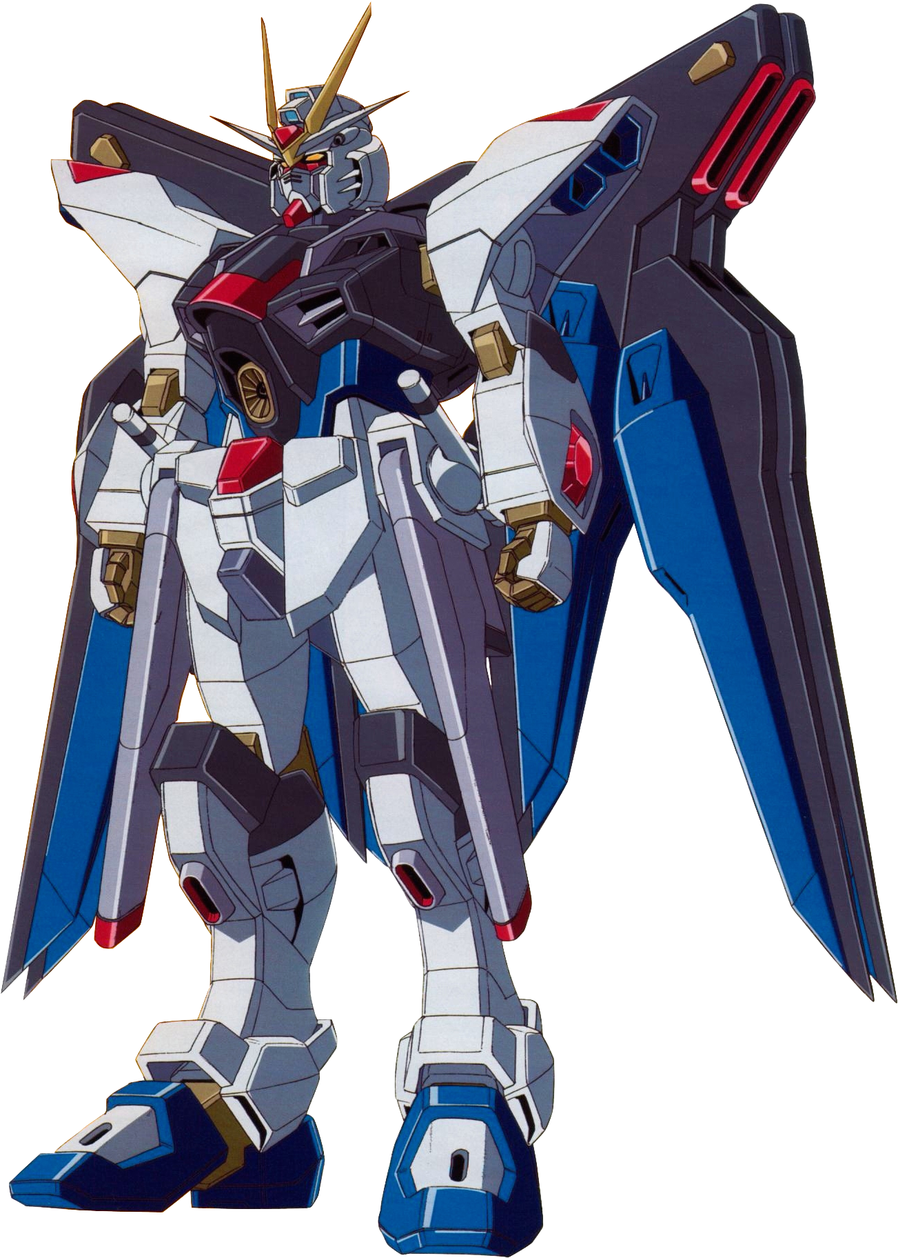 Gundam Wing Zero Custom Illustration PNG Image