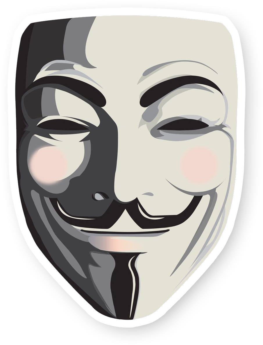 Guy Fawkes Mask Icon PNG Image