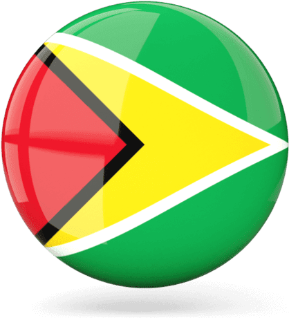 Guyana Flag Sphere Graphic PNG Image