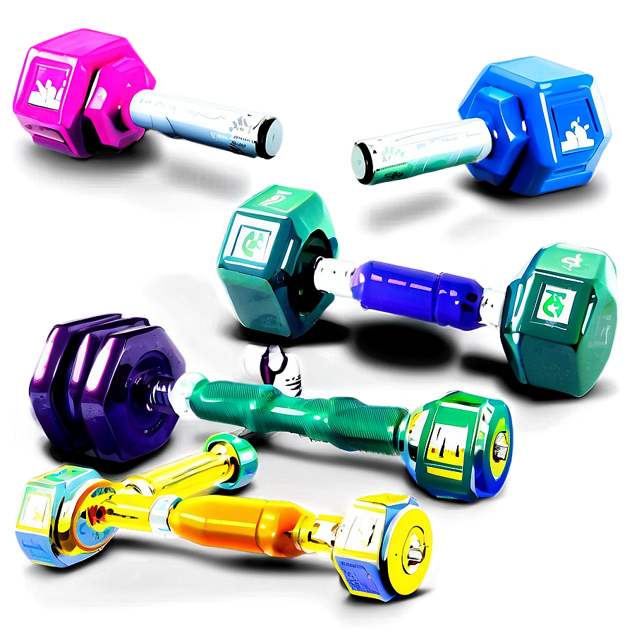 Gym Dumbbells Set Png Pmr PNG Image