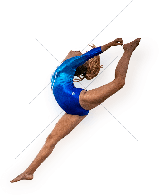 Gymnast_ Performing_ Split_ Leap PNG Image