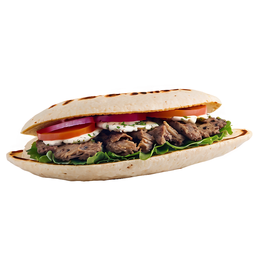 Gyro With Hummus Png Ujv21 PNG Image