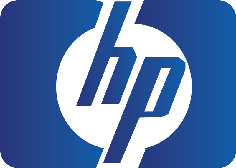 H P Blue Logo Design PNG Image