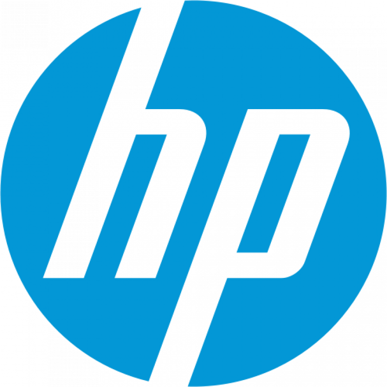 H P Logo Blue Background PNG Image